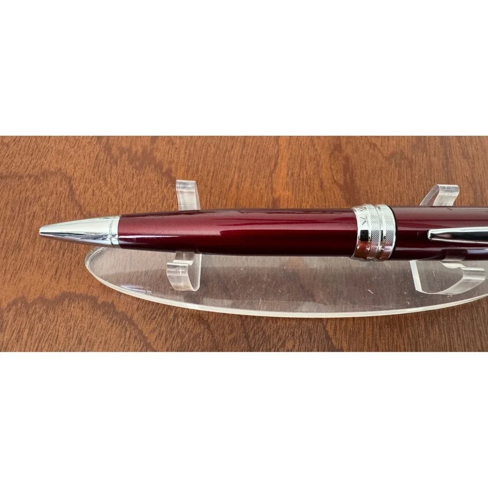 Cross Bailey Red Lacquer with Chrome Trim Rollerball Pen